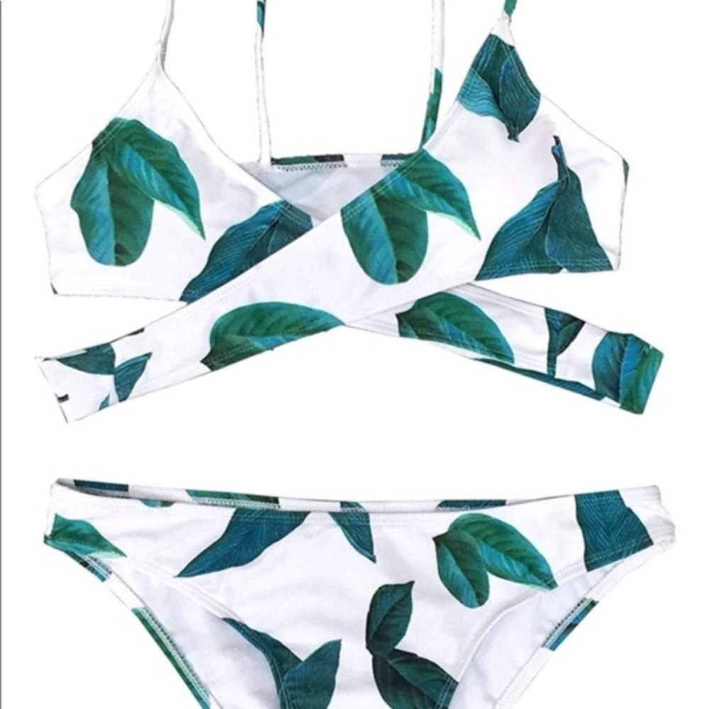 Cupshe Palm Leaves Swimsuit